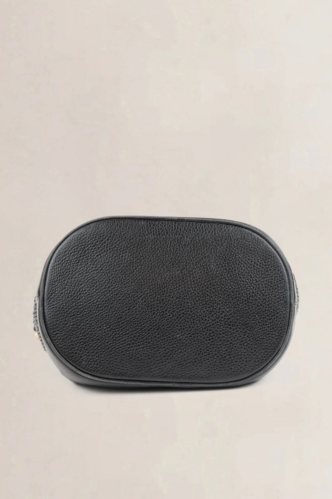 Delvaux Black Toile De Cuir Shoulder Bag
