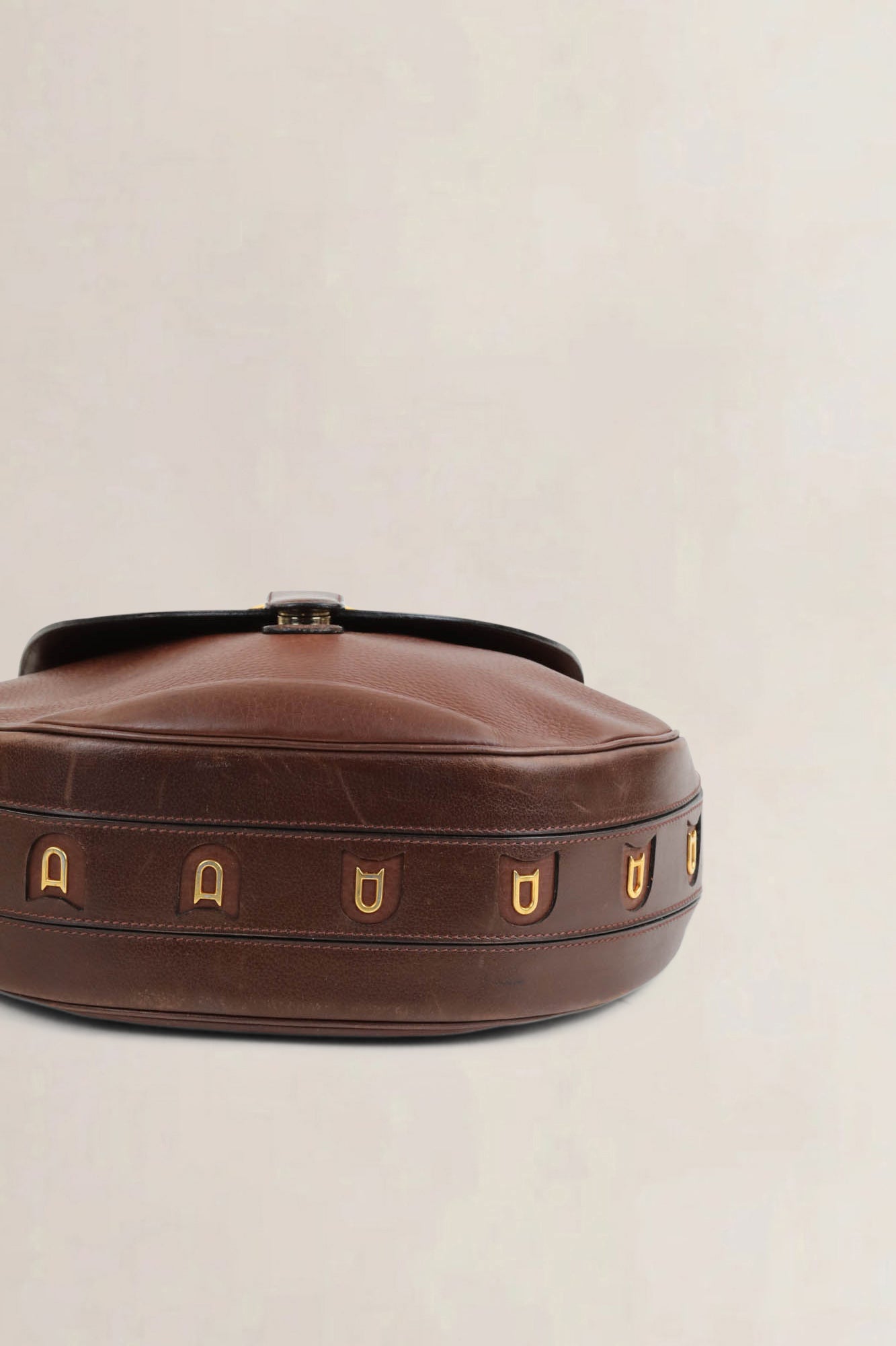 Delvaux Brown Leather Crossbody Bag