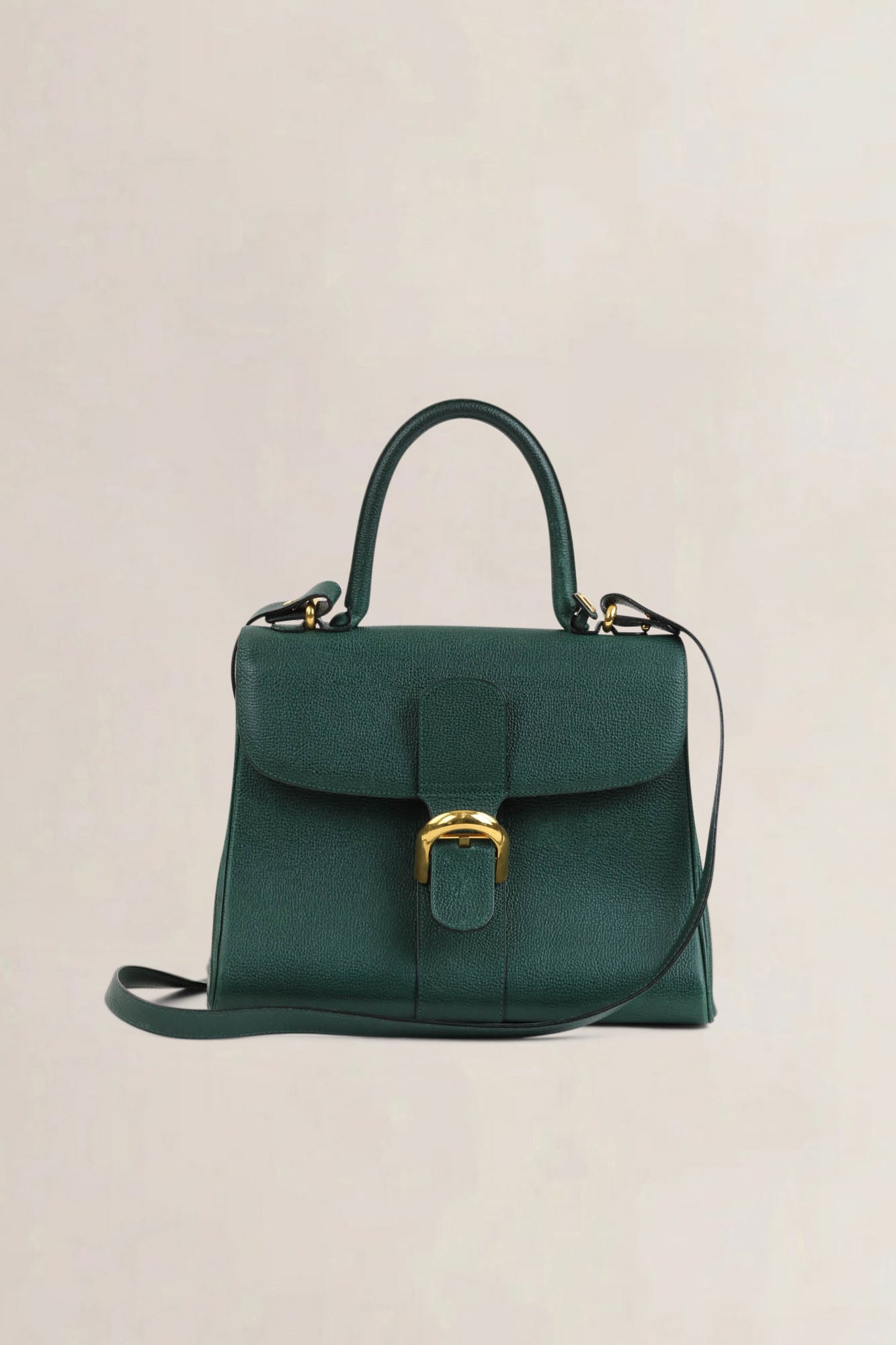 Delvaux Green Brillant MM Crossbody Bag