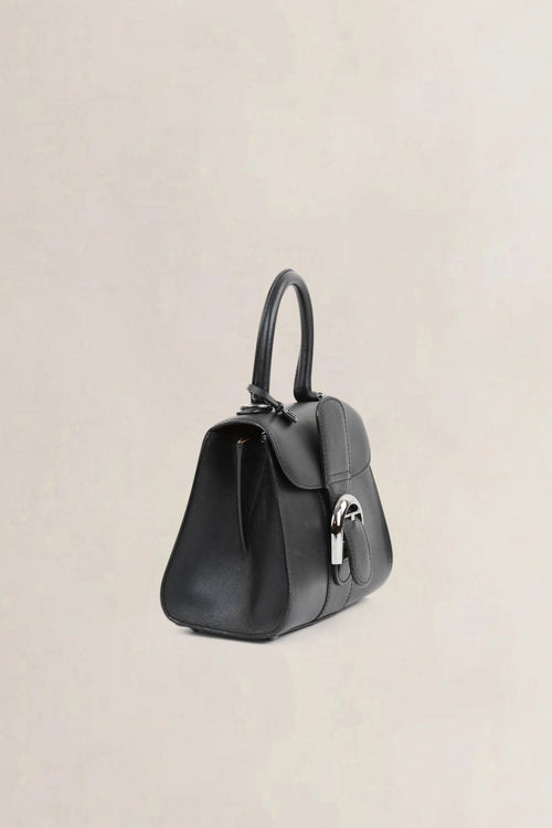 Brillant Black Mini Top Handle Bag