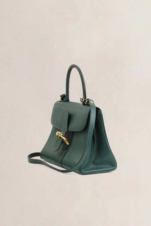 Delvaux Green Brillant MM Crossbody Bag