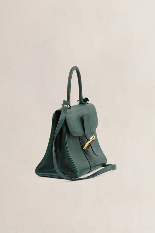 Delvaux Green Brillant MM Crossbody Bag