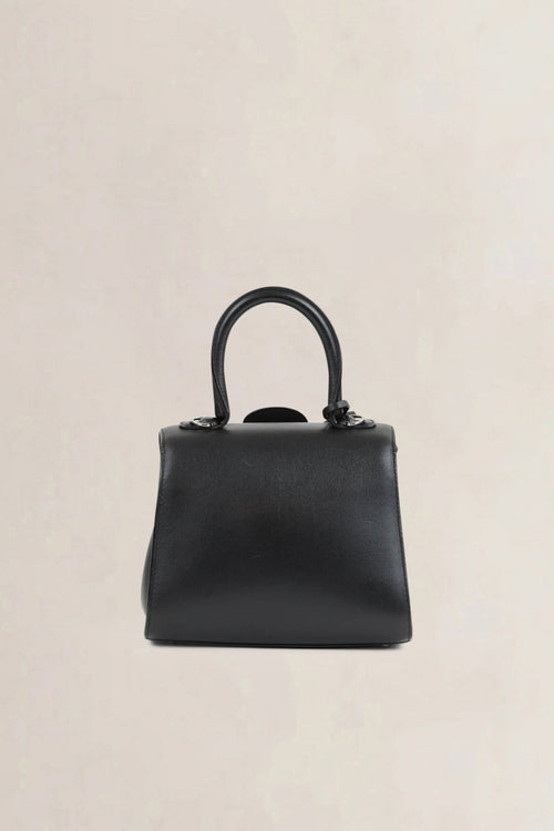 Brillant Black Mini Top Handle Bag