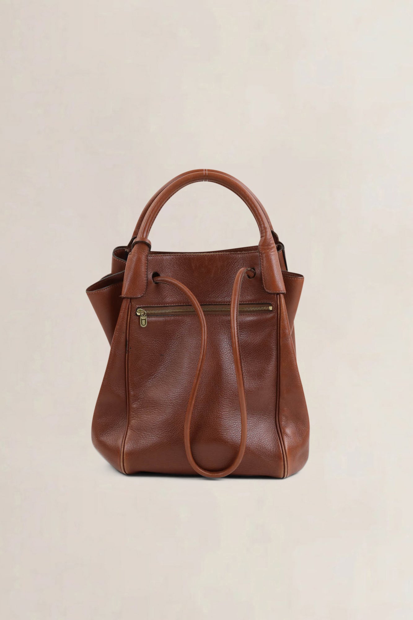 Delvaux Camel Corail Shoulder Bag