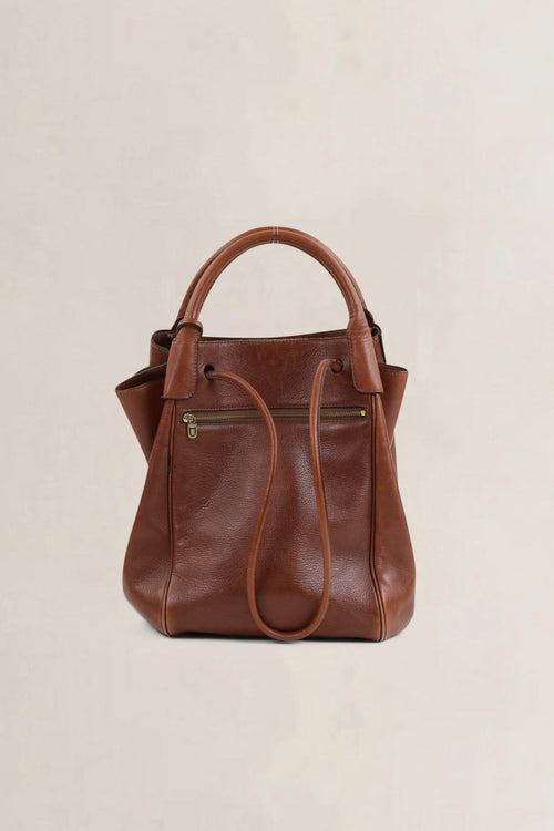 Delvaux Camel Corail Shoulder Bag