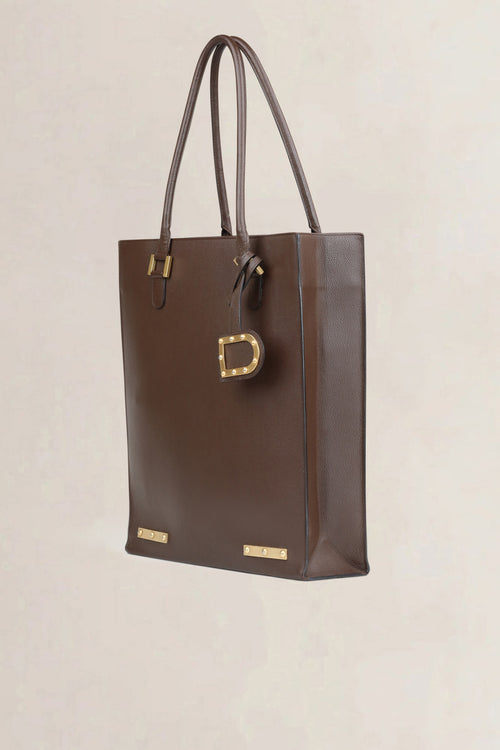 Delvaux Brown Le Jeff GM Shoulder Bag