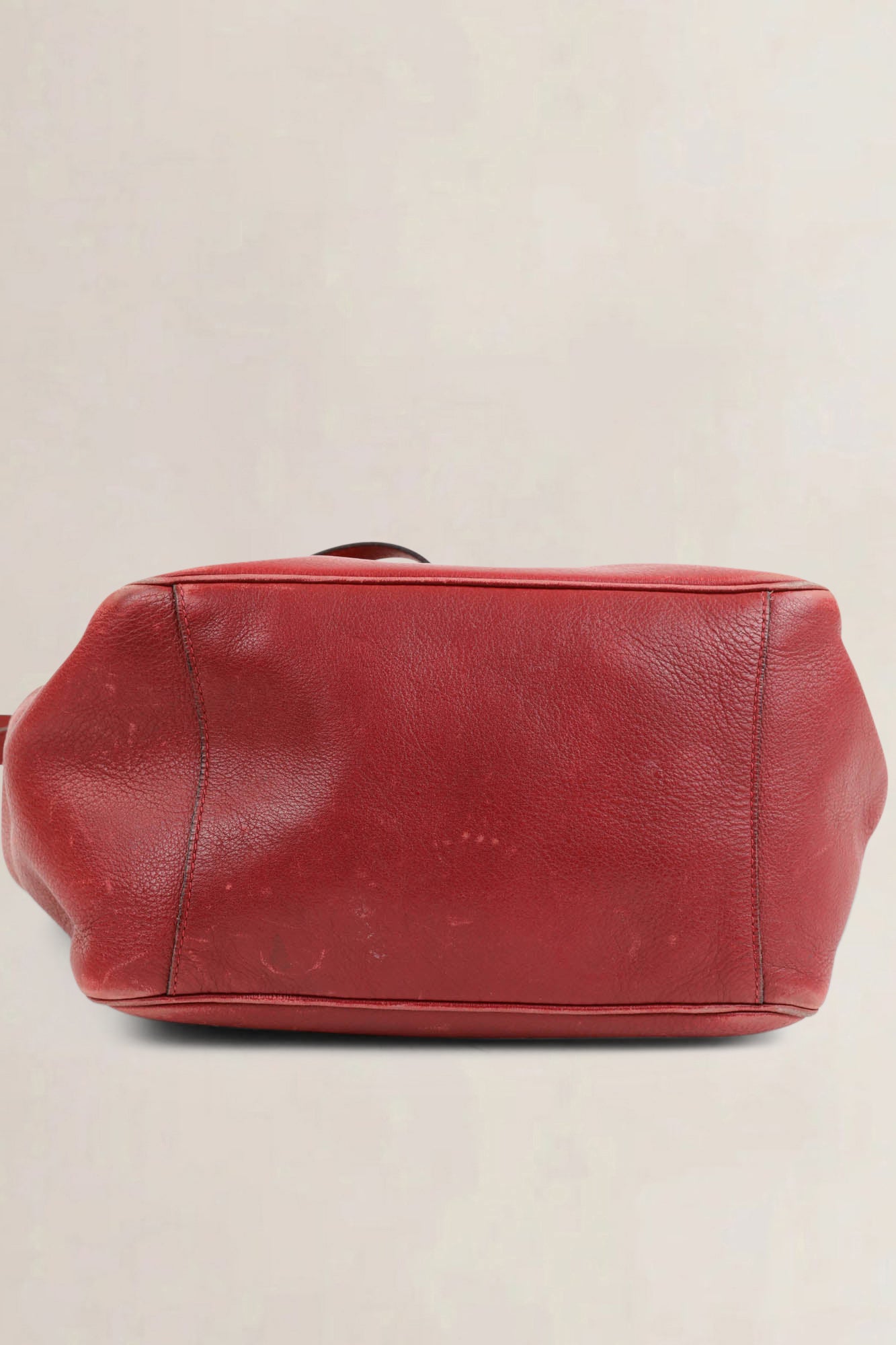 Delvaux Rosso Roseau Top Handle Bag