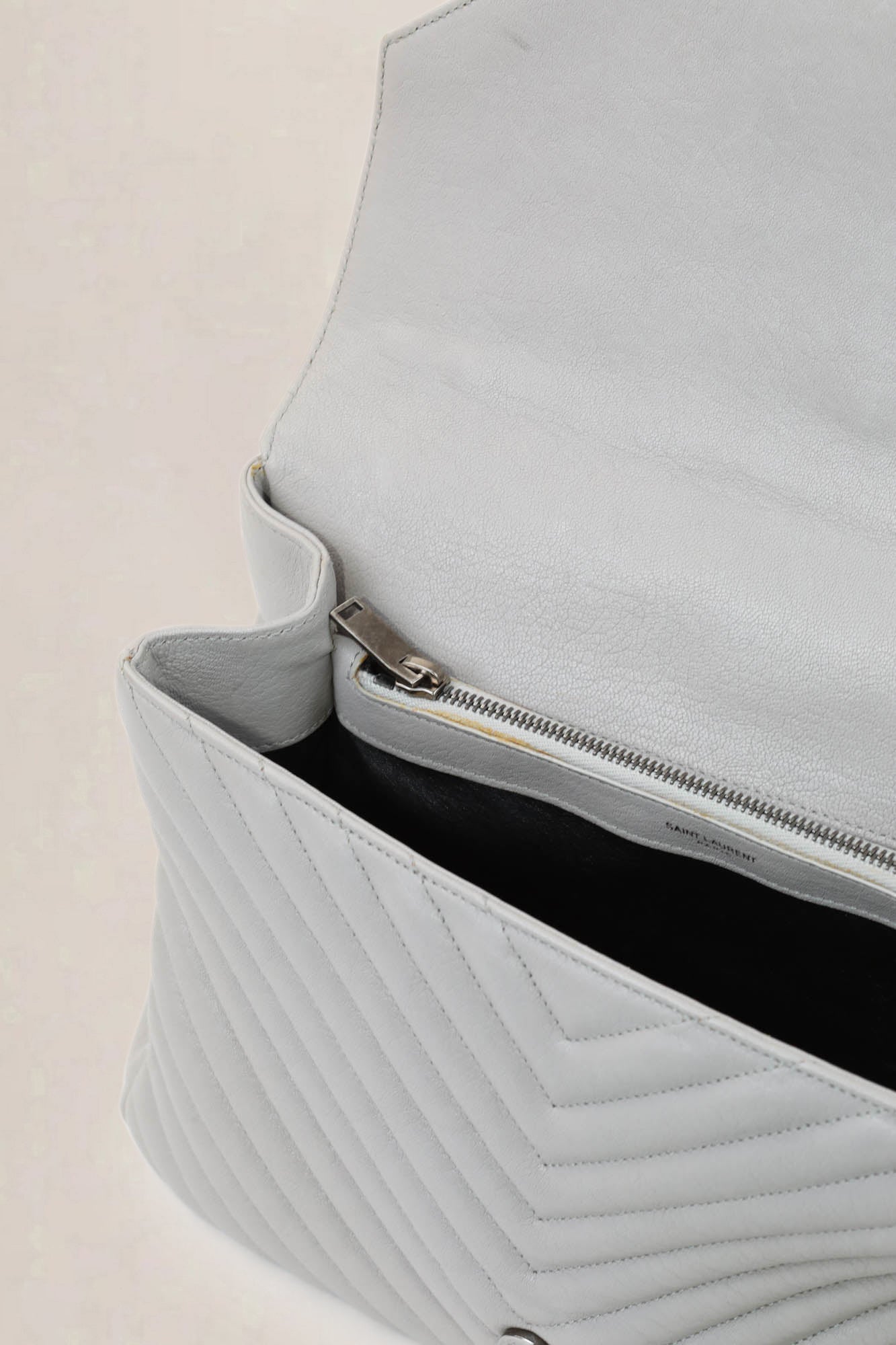 Grey College Large Shoulder Bag