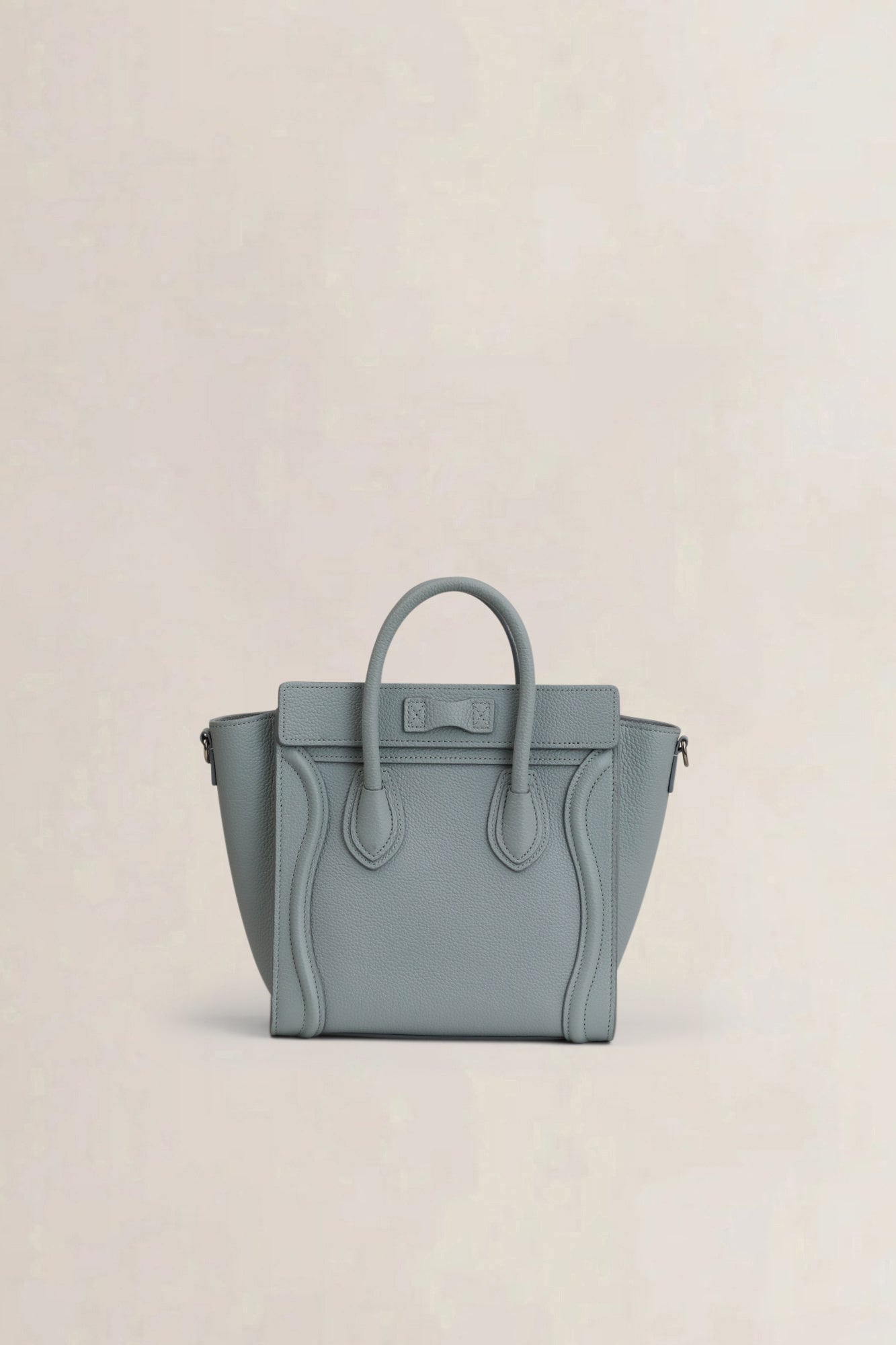 Céline Light Grey Nano Luggage Crossbody Bag