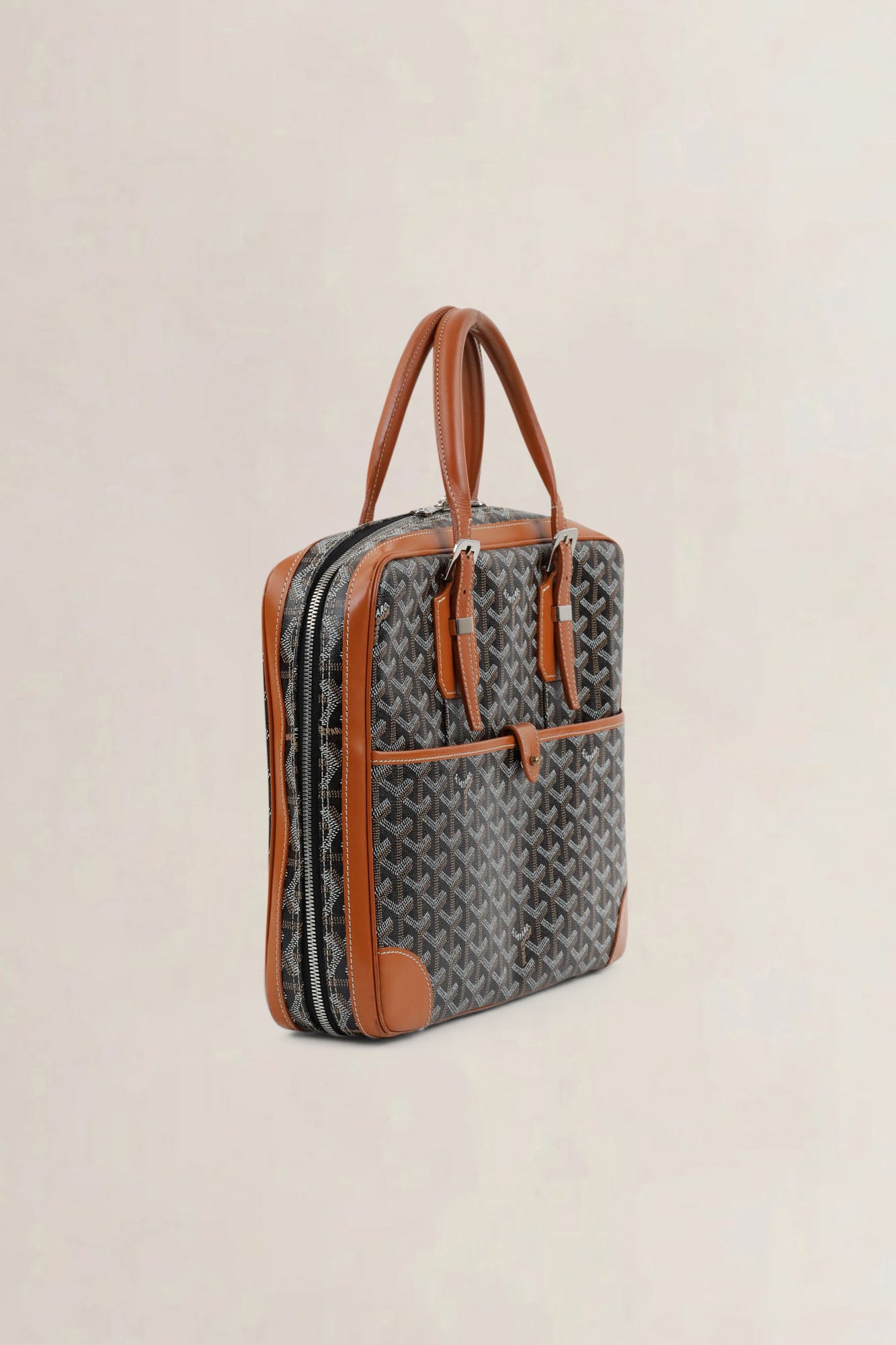 Goyard Ambassade Briefcase Top Handle Bag