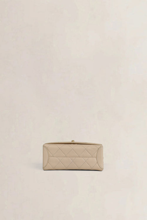 Chanel Beige Quilted Lambskin Trendy CC Crossbody Bag