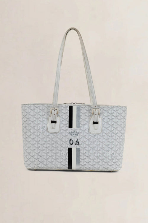 Goyard White Goyardine Shoulder Bag