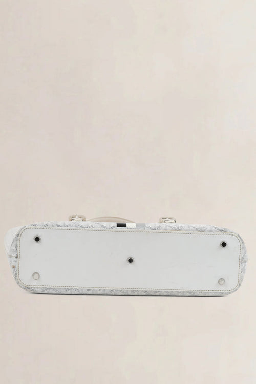 Goyard White Goyardine Shoulder Bag