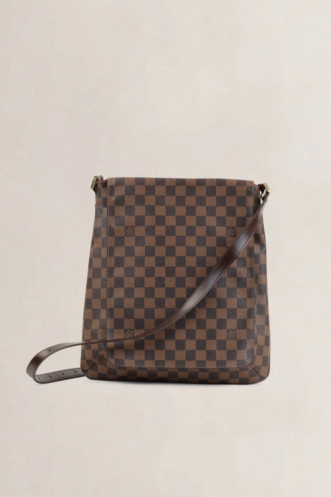 Louis Vuitton Musette Damier Ebene GM Crossbody Bag