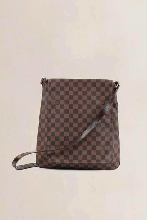 Louis Vuitton Musette Damier Ebene GM Crossbody Bag