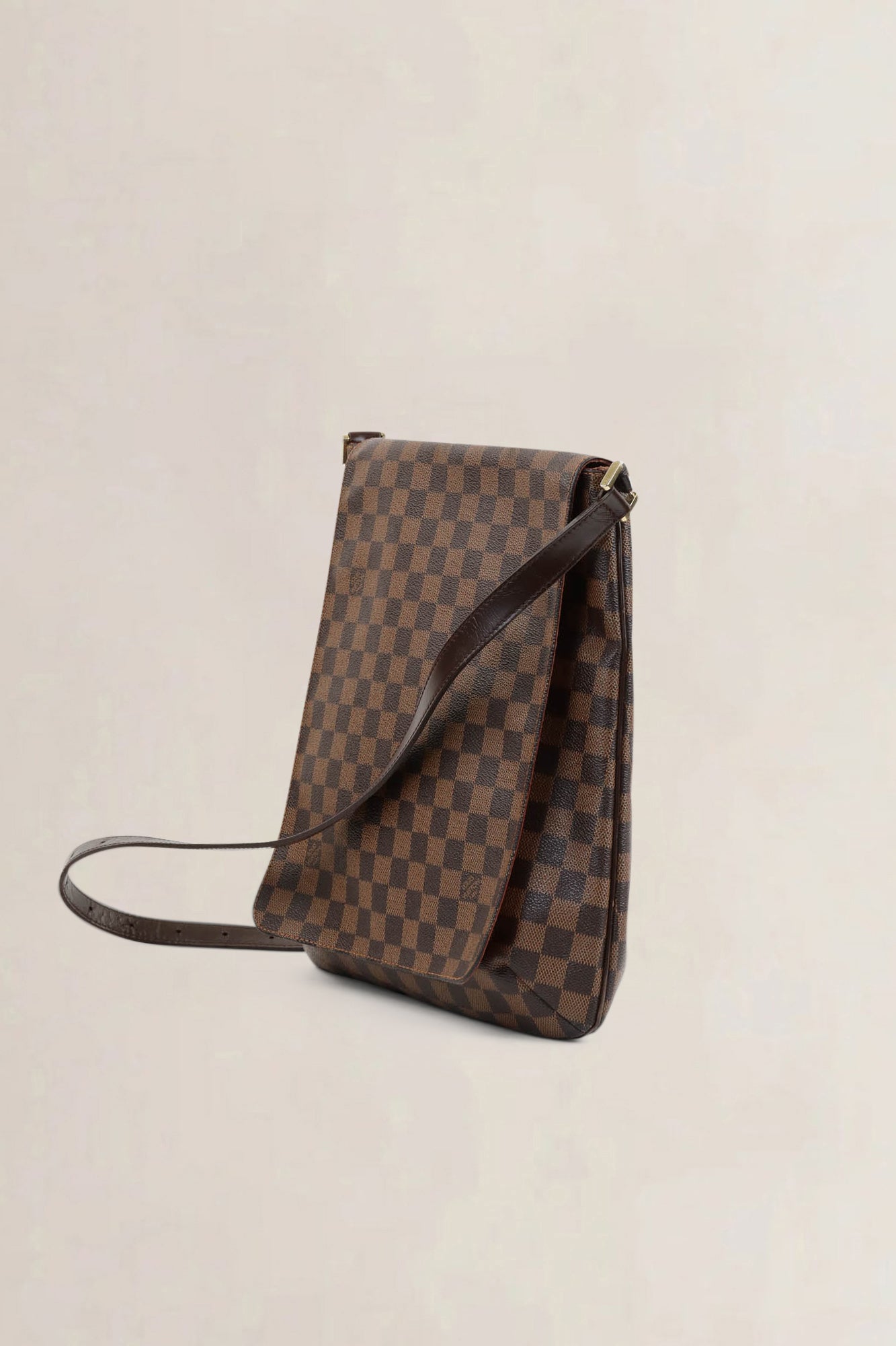 Louis Vuitton Musette Damier Ebene GM Crossbody Bag