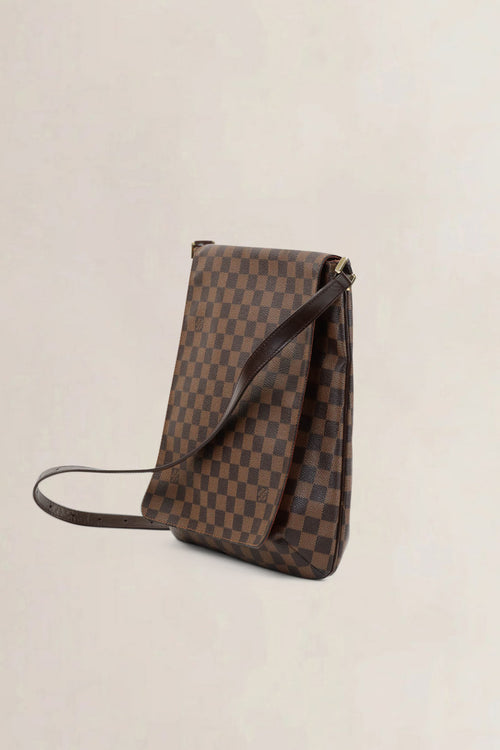 Louis Vuitton Musette Damier Ebene GM Crossbody Bag