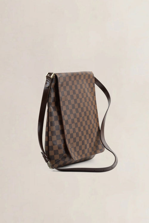 Louis Vuitton Musette Damier Ebene GM Crossbody Bag