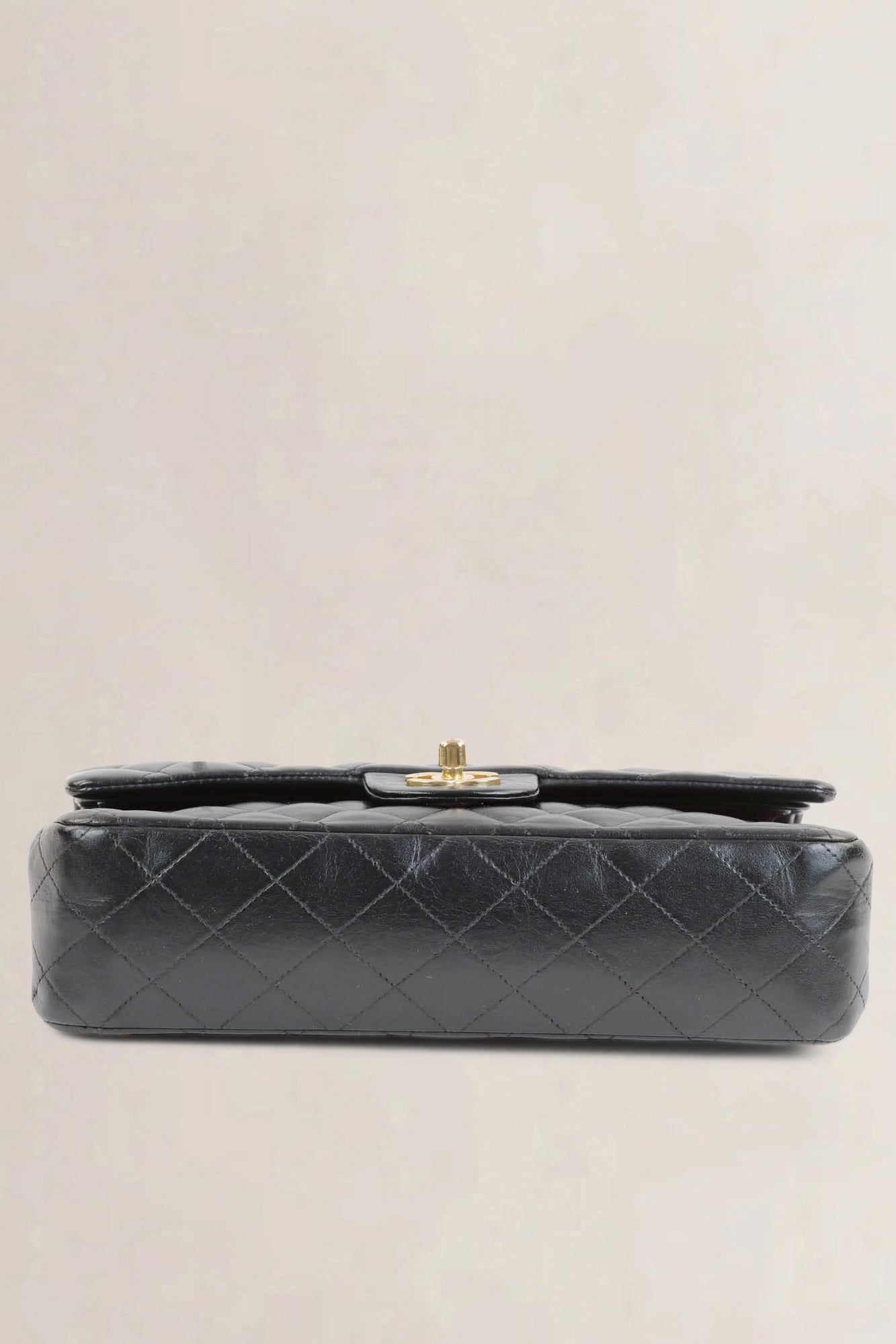 Black Timeless Double Flap Crossbody Bag
