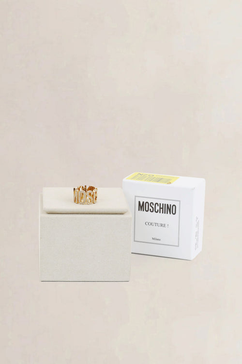 Rhinestone-Embellished Ring