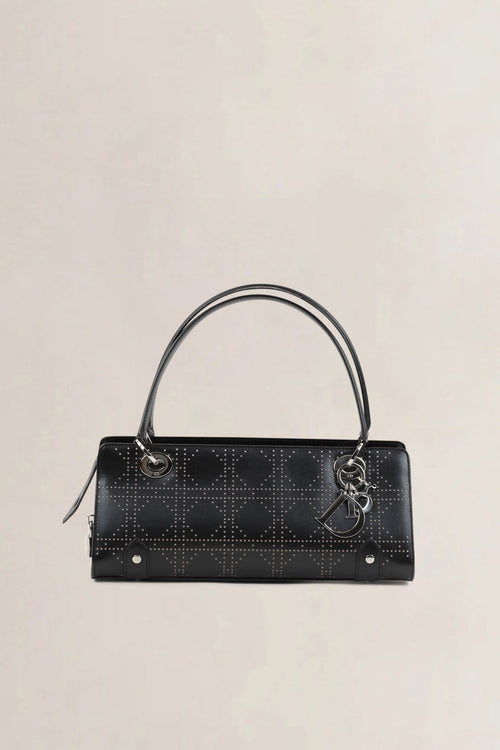 Christian Dior Black Lady D-Joy Shoulder Bag