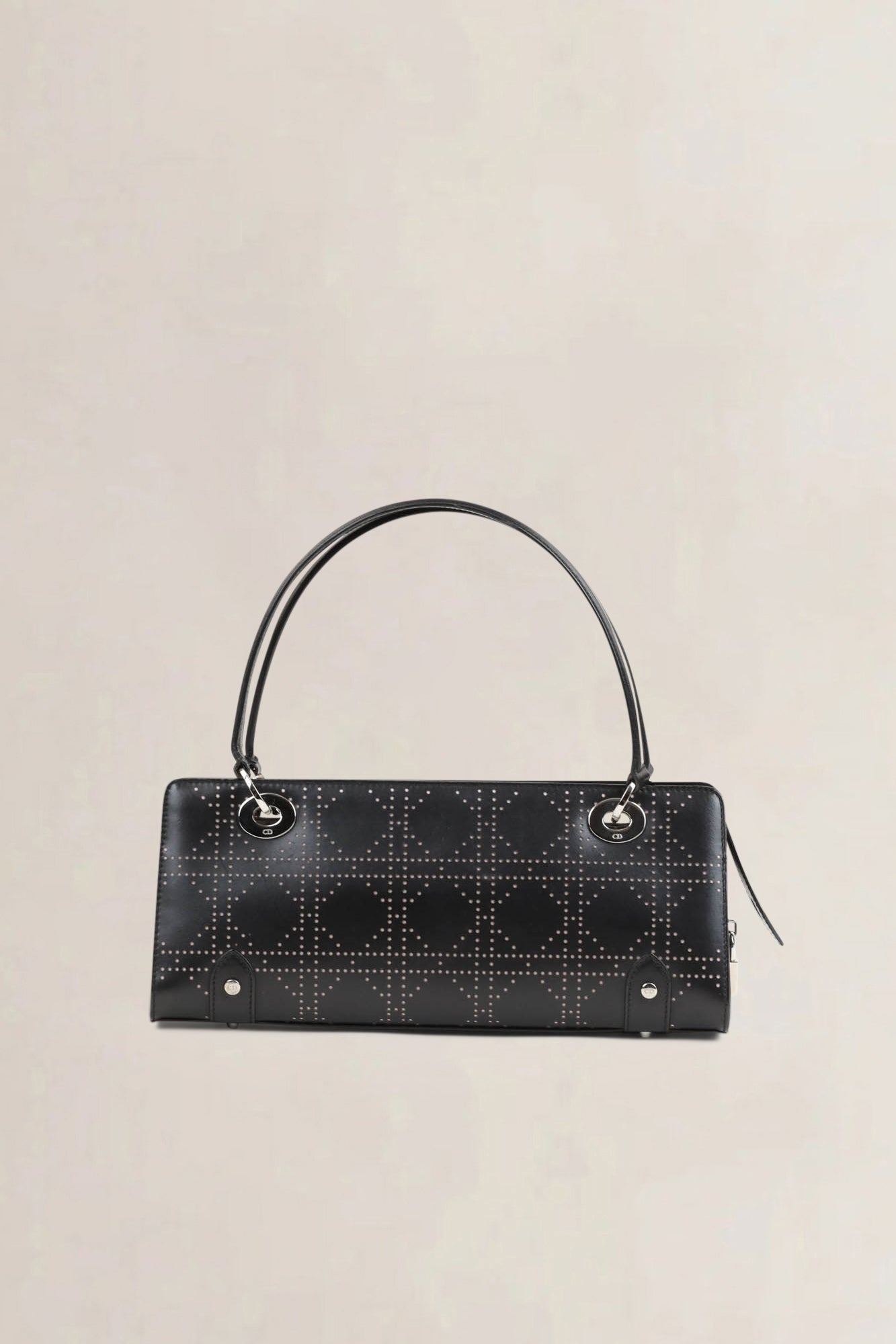 Christian Dior Black Lady D-Joy Shoulder Bag