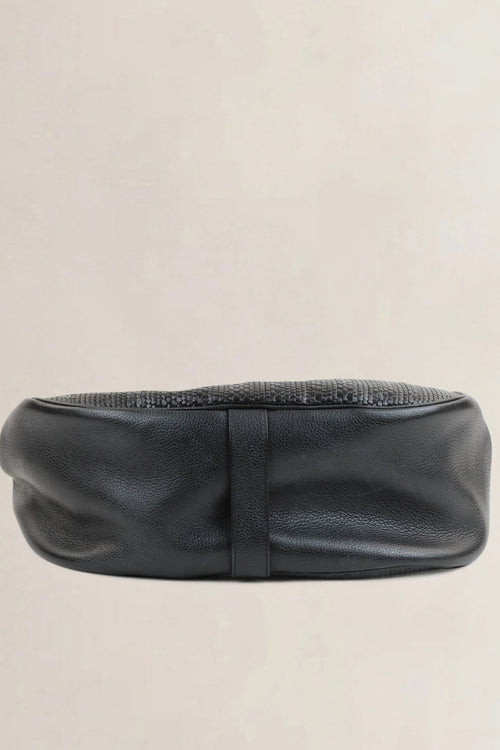 Delvaux Black Pécharmant Toile De Cuir Backpack