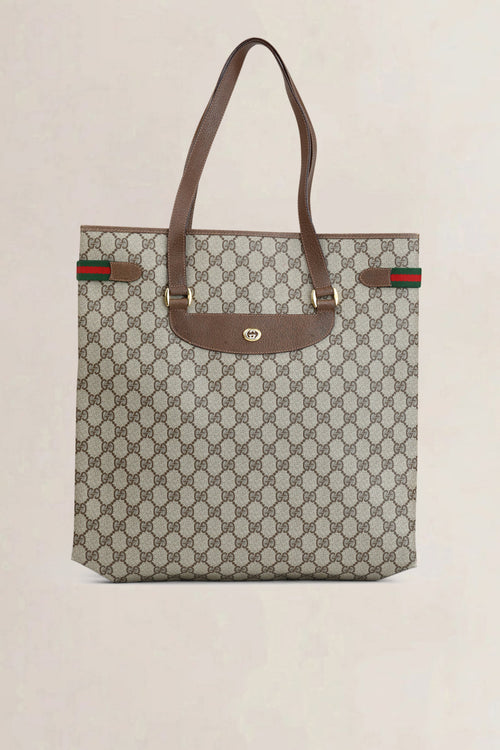 Gucci Brown GG Canvas Shoulder Bag