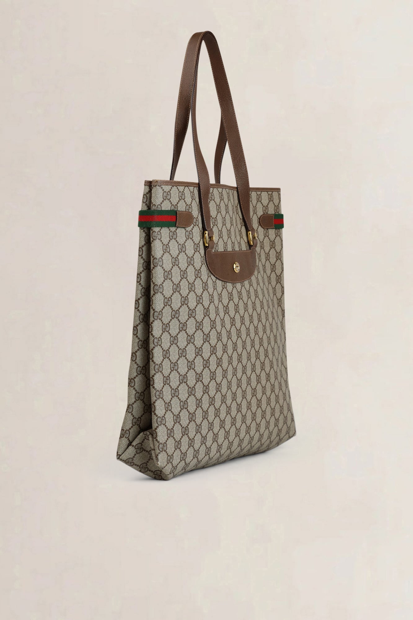 Gucci Brown GG Canvas Shoulder Bag