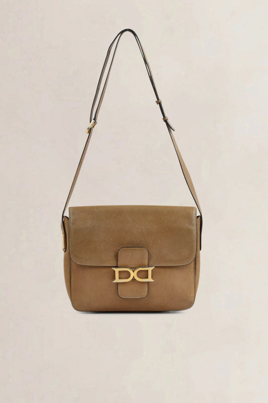 Brown Bourgogne Crossbody Bag