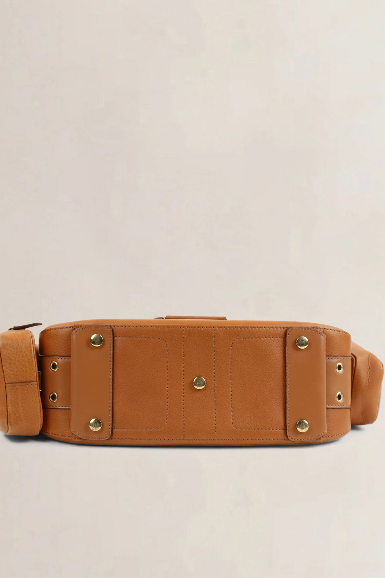 Christian Dior Brown Leather Street Chic Avenue Colombus Shoulder Bag