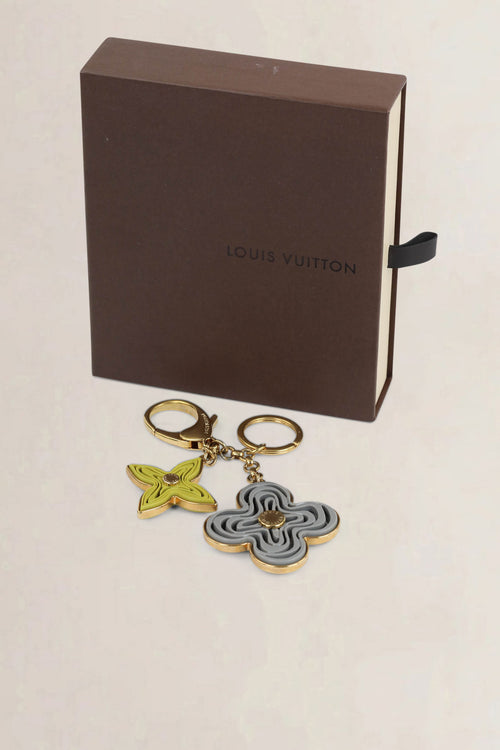 Louis Vuitton Grey/Green Resin Naif Bag Charm
