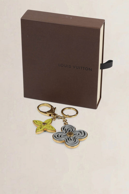 Louis Vuitton Grey/Green Resin Naif Bag Charm
