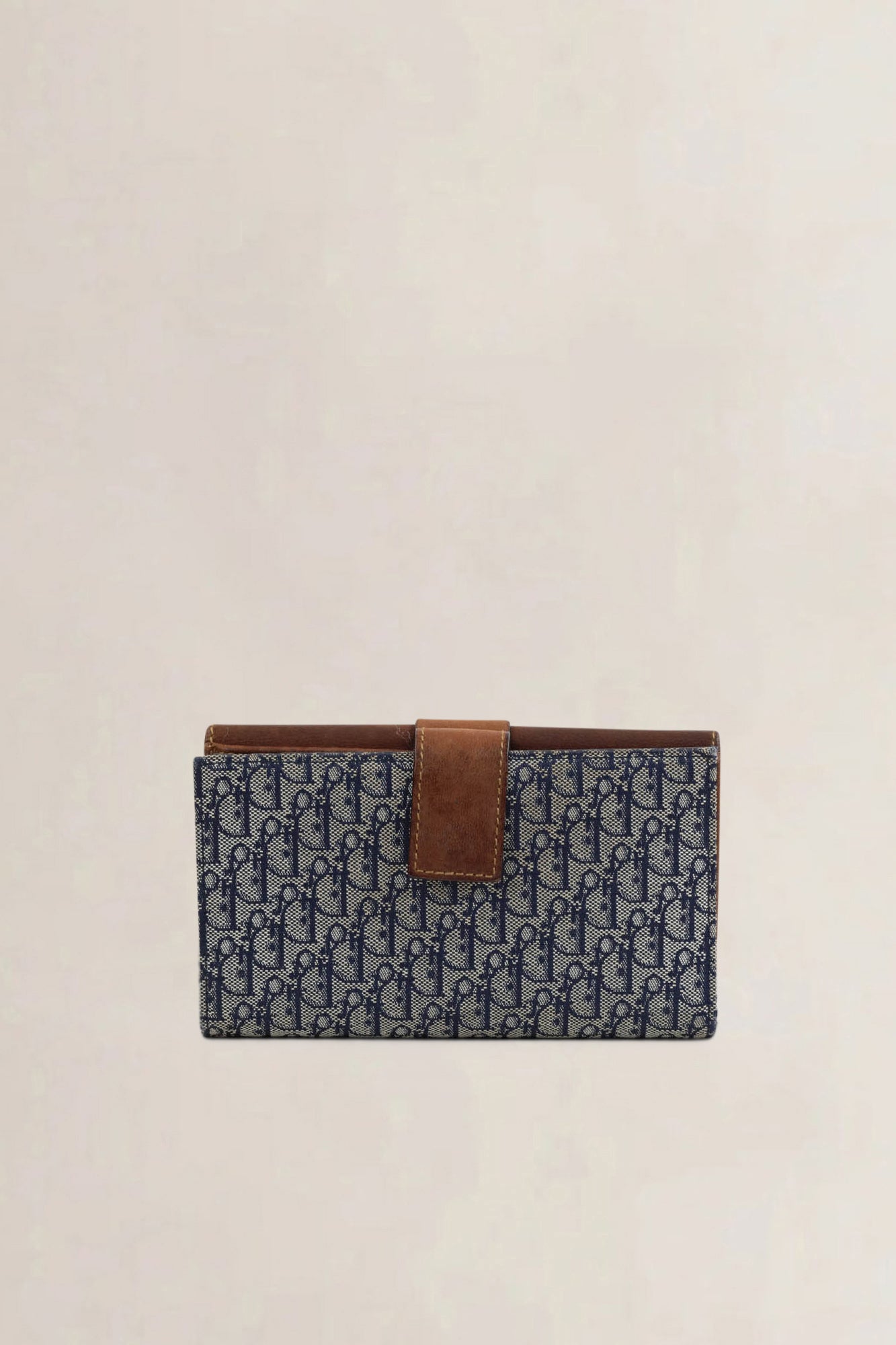 Christian Dior Blue Street Chic Long Bifold Wallet