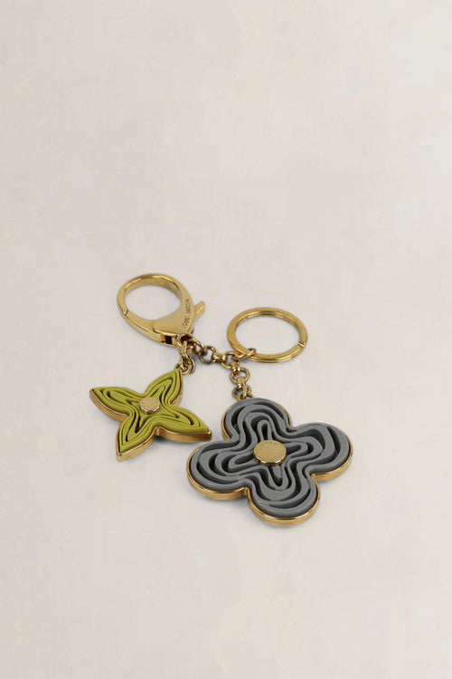 Louis Vuitton Grey/Green Resin Naif Bag Charm