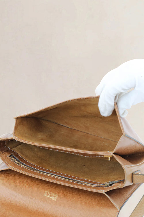 Brown Bourgogne Crossbody Bag