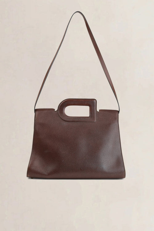 Delvaux Brown Emeraude Crossbody Bag