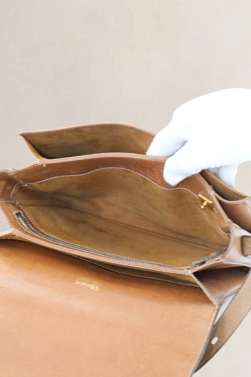 Brown Bourgogne Crossbody Bag