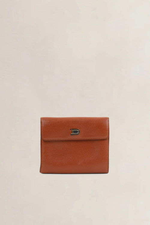 Delvaux Camel Leather Wallet