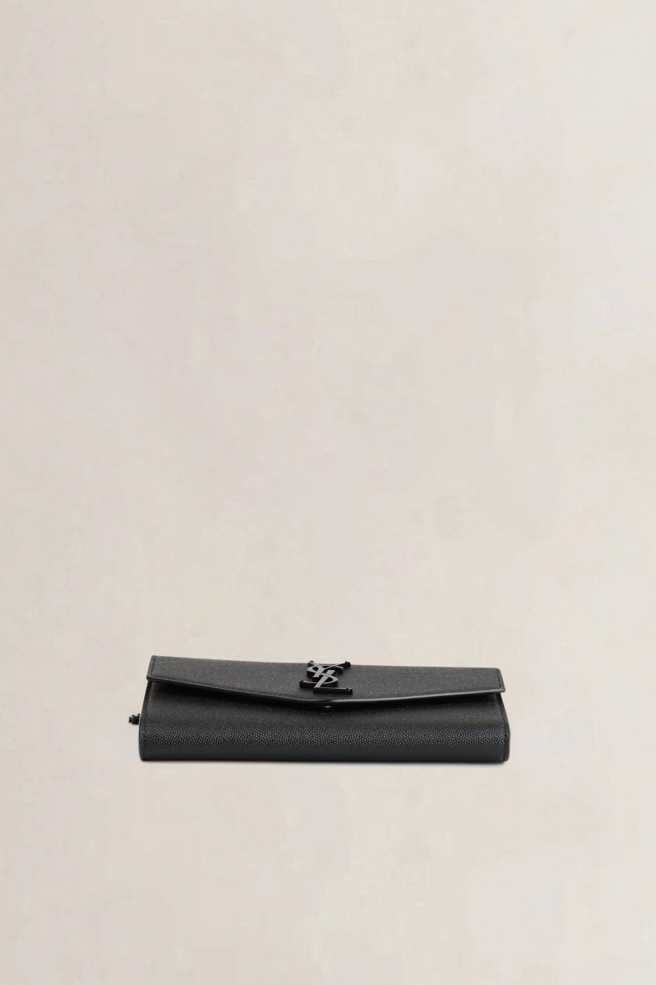 Saint Laurent Black Uptown Chain Wallet