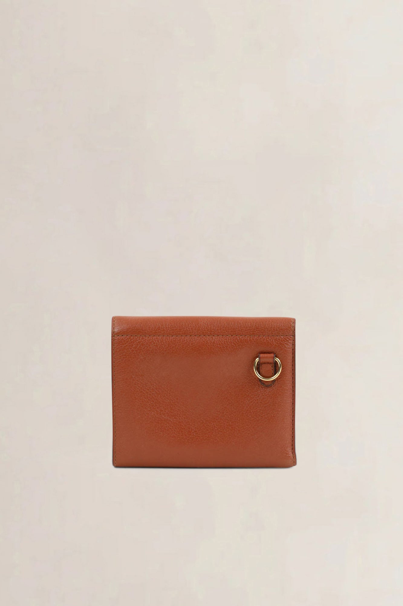 Delvaux Camel Leather Wallet
