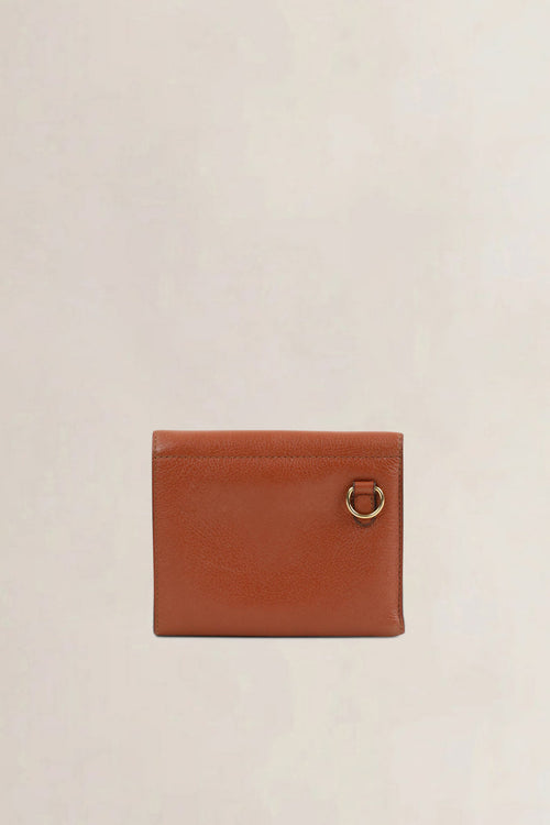 Delvaux Camel Leather Wallet