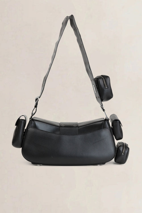 Christian Dior Black Colombus Shoulder Bag