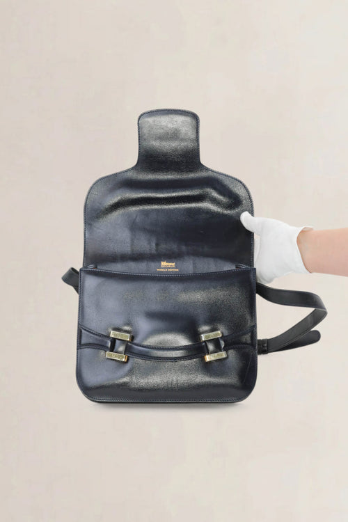 Delvaux Blue Musique Crossbody Bag