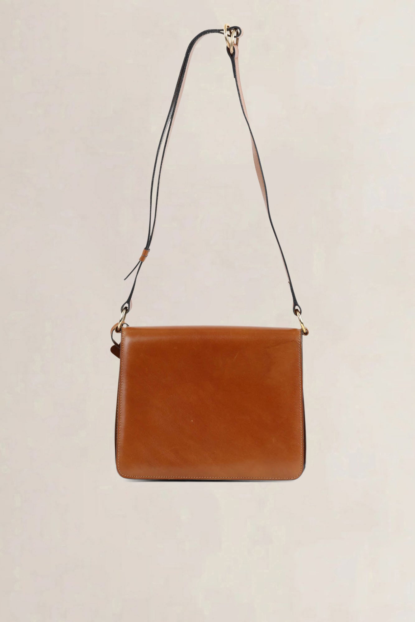 Delvaux Cognac Vintage Shoulder Bag