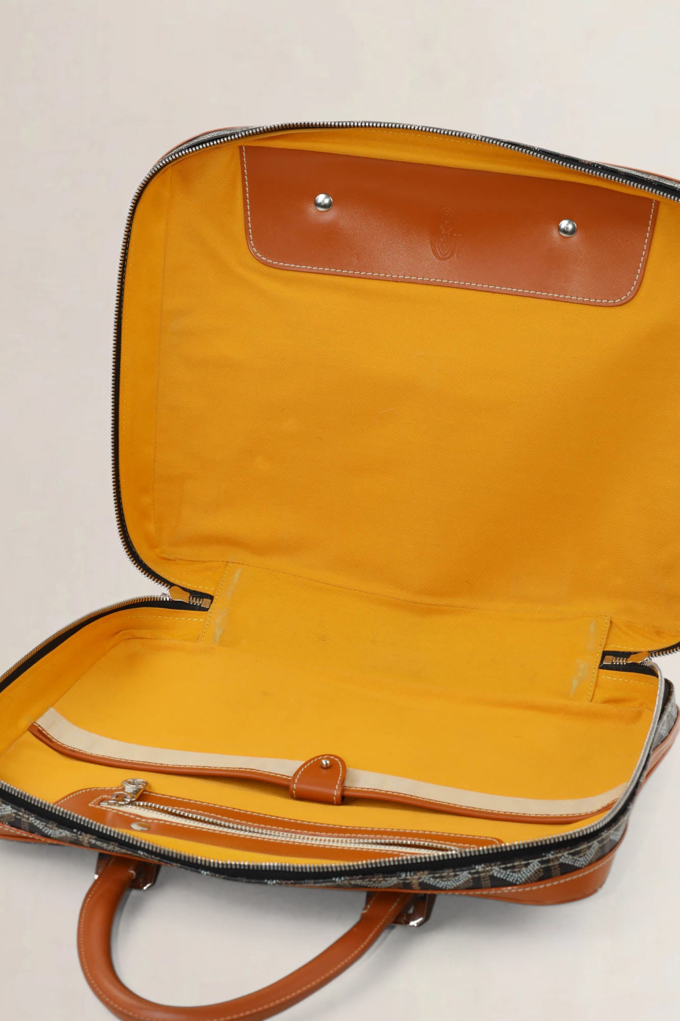 Goyard Ambassade Briefcase Top Handle Bag