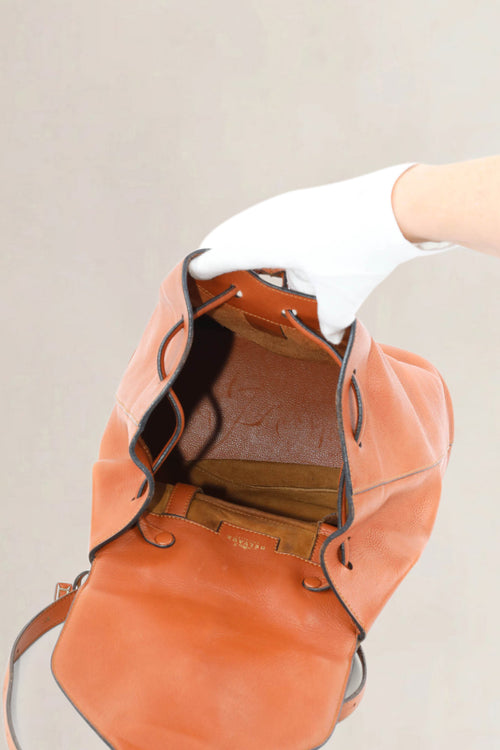 Delvaux Camel Soleil Backpack