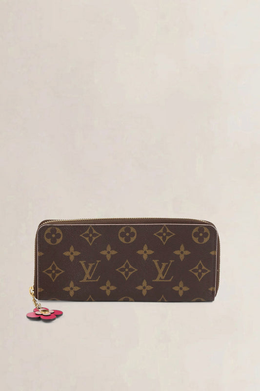 Louis Vuitton Clémence Flower Charm Wallet