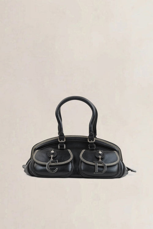 Christian Dior Black Detective Shoulder Bag