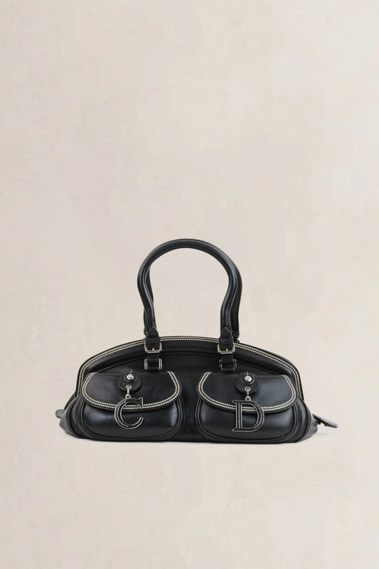 Christian Dior Black Detective Shoulder Bag